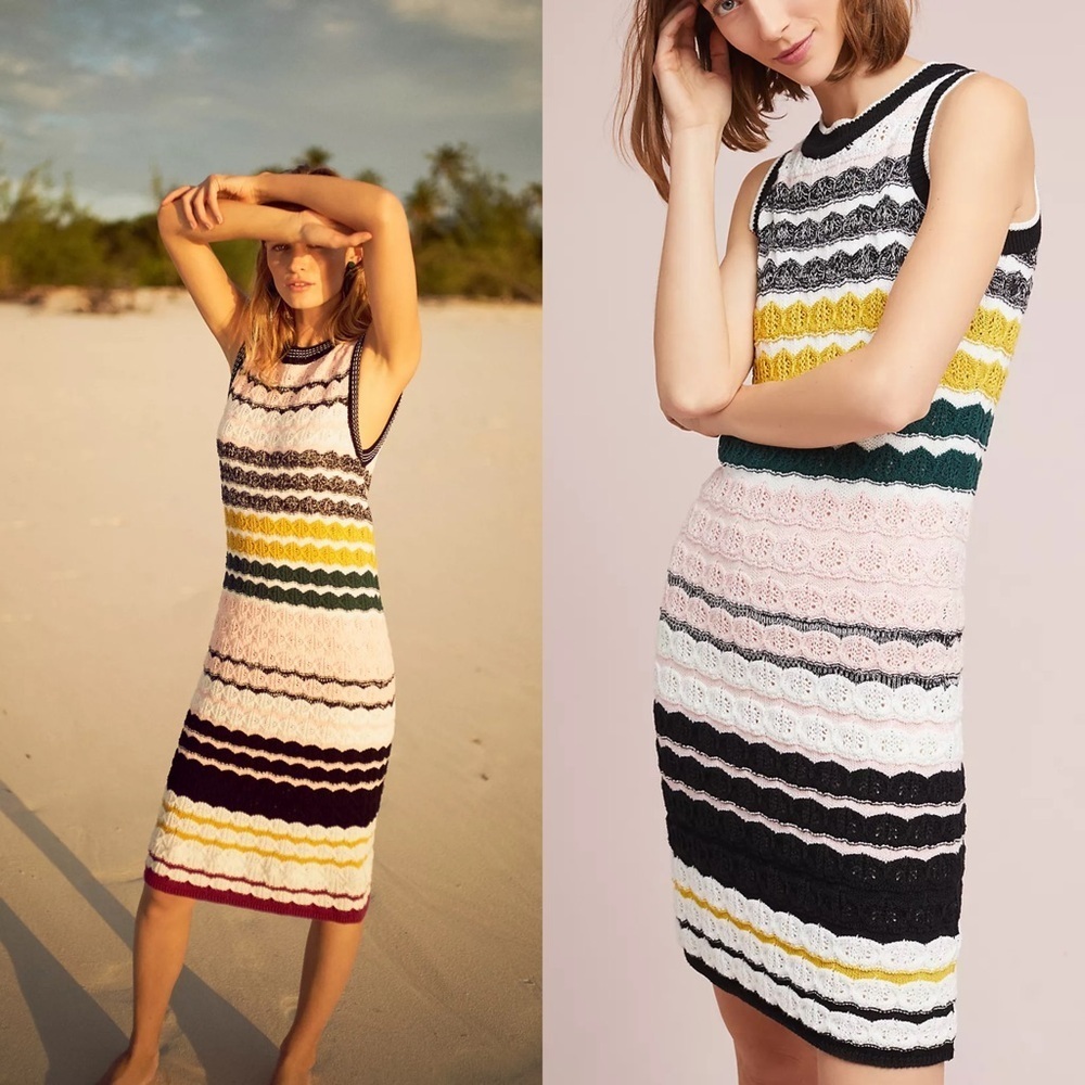 Anthropologie April Crocheted Dress Akemi + Kin Size XS